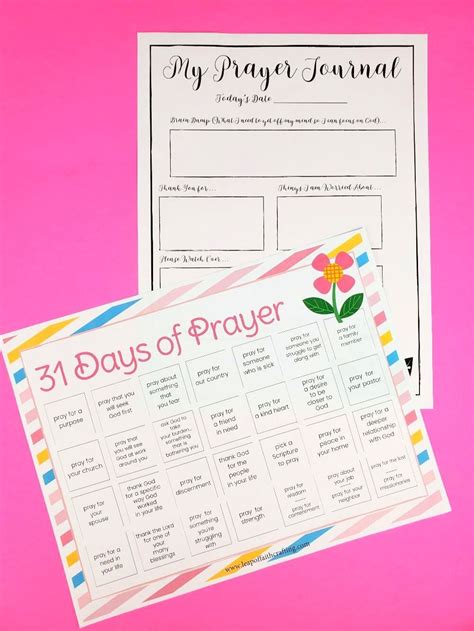 Diy Prayer Journal Printables