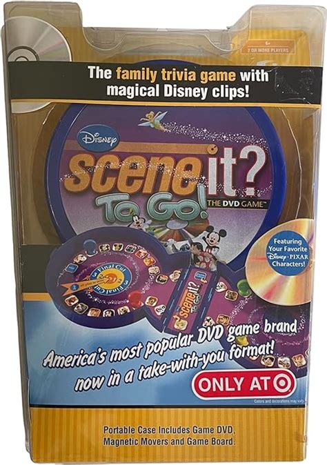 Amazon.com: Mattel Disney Scene It? to Go! The DVD Game : Toys & Games