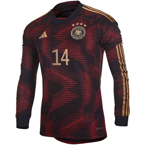 2022 adidas Jamal Musiala Germany L/S Away Jersey - SoccerPro