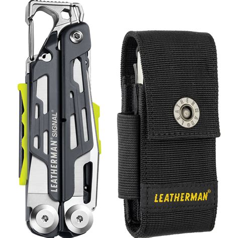 Leatherman Signal Multi-Tool with Black Nyl 832735 B&H Photo