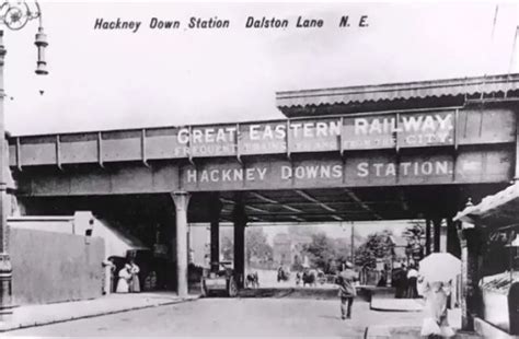 Hackney Downs Station, Dalston Lane, looking north towards Pembury Road, London | Historical ...