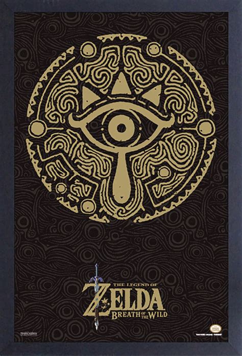 DEC228426 - ZELDA BOTW SHEIKAH EYE FRAMED PRINT - Previews World