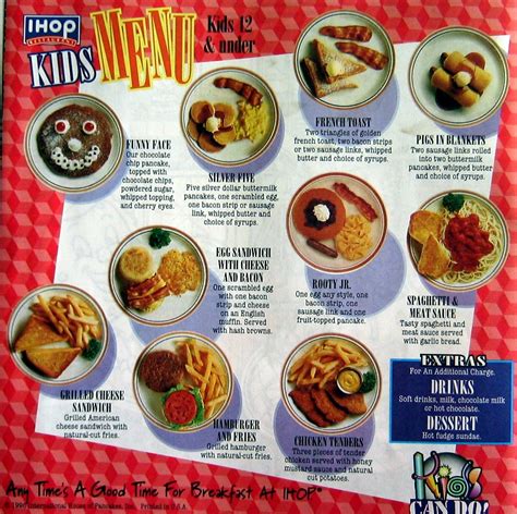 Ihop Printable Menu