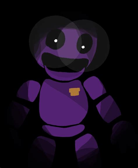 Had nothing else to do so I drew the fan made purple guy animatronic : r/fivenightsatfreddys