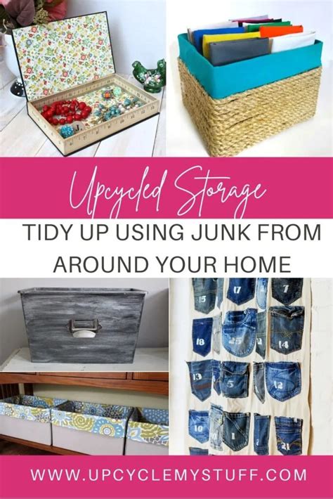 55 Amazing DIY Storage & Organizing Ideas Using Upcycled Junk!