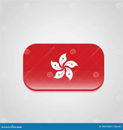 Hong Kong Flag Design Vetora Ilustração do Vetor - Ilustração de ...