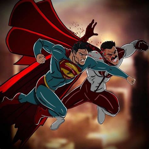 Superman Omni-man | Dc comics wallpaper, Superman art, Superhero art