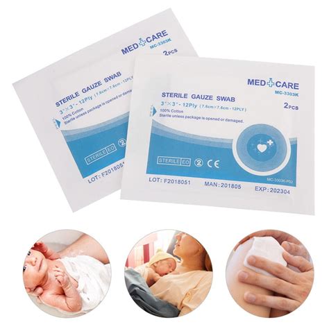 Spptty 100% Cotton first aid waterproof wound dressing sterile medical gauze pad ,Gauze Sponges ...