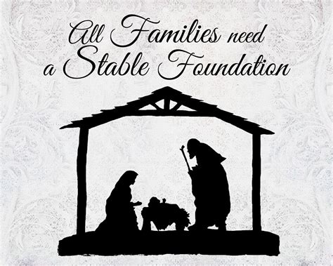 A Pocket full of LDS prints: All Families need a Stable Foundation - Free Christmas print Ward ...