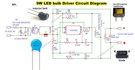 9W Led Bulb Driver Circuit | 7W LED Driver Circuit | LED Driver