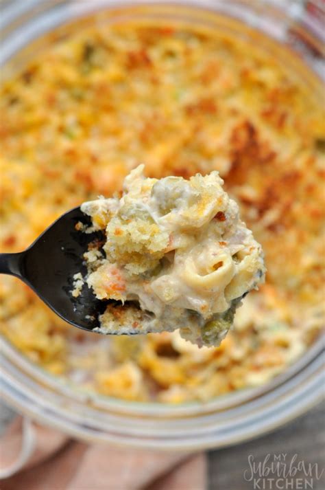 Creamy Tuna Noodle Casserole - My Suburban Kitchen