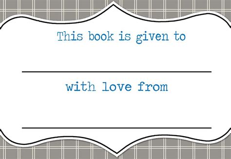 lil Mop Top: Printable Bookplates - FREEBIES! | Book labels, Book plates, Bookplate design