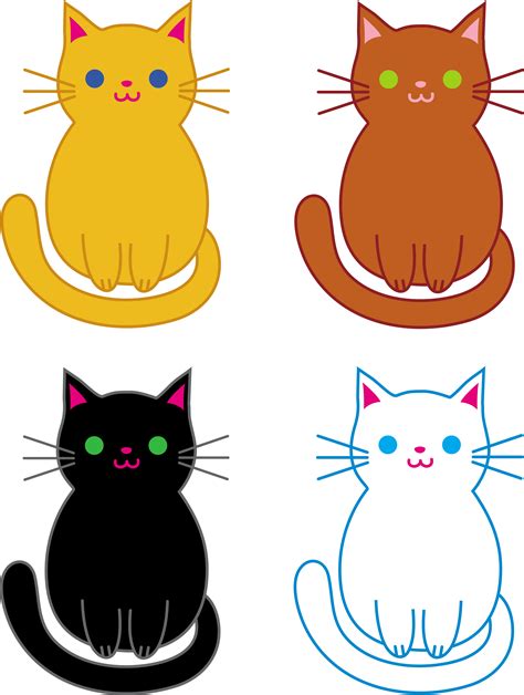 Images Of Cartoon Cats - Cliparts.co