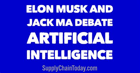 Jack Ma and Elon Musk Artificial Intelligence Debate