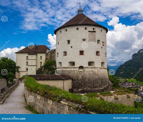 View to Kufstein fortress stock photo. Image of blue - 263716930