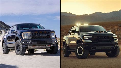 2023 Ford F-150 Raptor R Vs 2022 Ram TRX: How They Compare