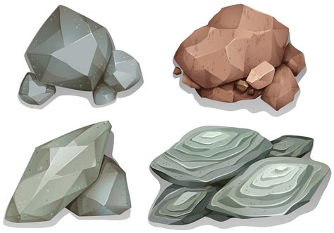 Rocks 302111 Vector Art at Vecteezy