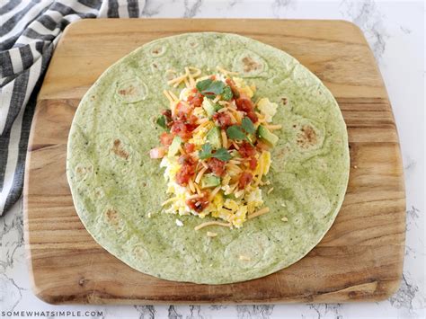 Breakfast Wrap Healthy Breakfast | Somewhat Simple .com