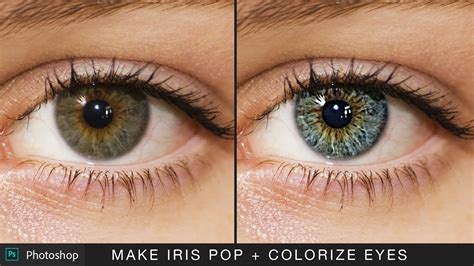 How to Make Iris Pop & Colorize Eyes in Photoshop - YouTube