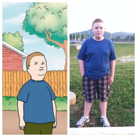 My friends brother used to look like Bobby Hill! : r/pics