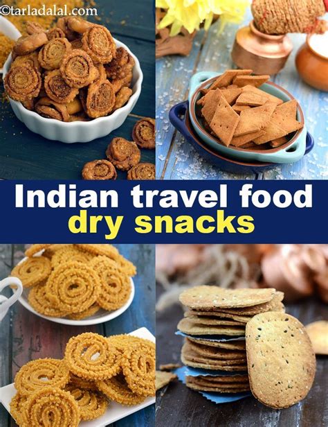 Indian Travel Food Dry Snacks Recipes | 90 Dry Snack Ideas for Road Trips | Indian Vegetarian ...