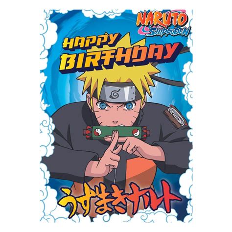 Naruto Shippuden Birthday Card – Danilo Promotions