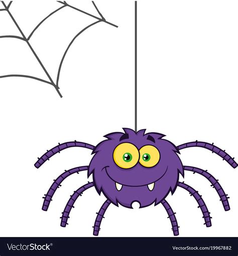 smiling-purple-halloween-spider-cartoon-character-vector-19967882 - T.O.H.P Burnham Public Library