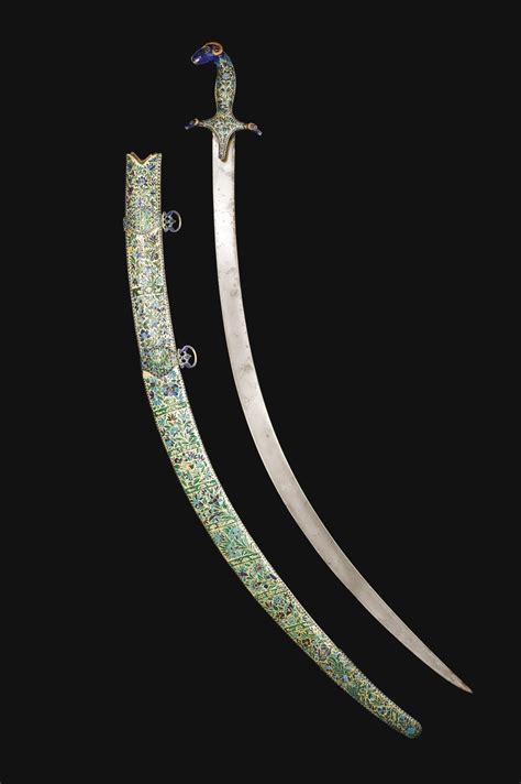 Swords And Daggers, Knives And Swords, Indian Sword, Champleve, Iranian Art, Islamic World, Arms ...