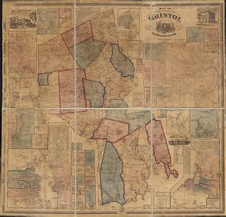 Map of the county of Bristol, Massachusetts | Zoom into this… | Flickr