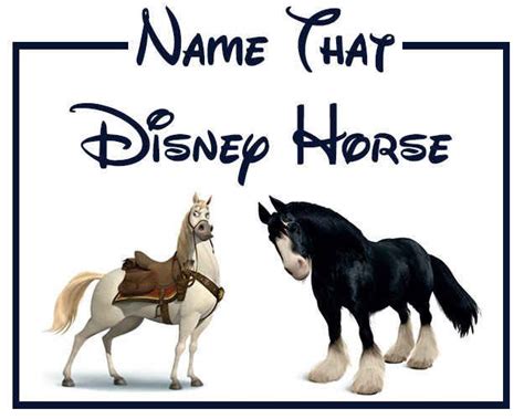 Can You Name The Disney Horse More Disney Quizzes, Disney Pixar, Horse ...