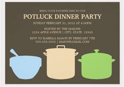 Potluck Party Invitation - 16+ Examples, Illustrator, Word, Pages ...