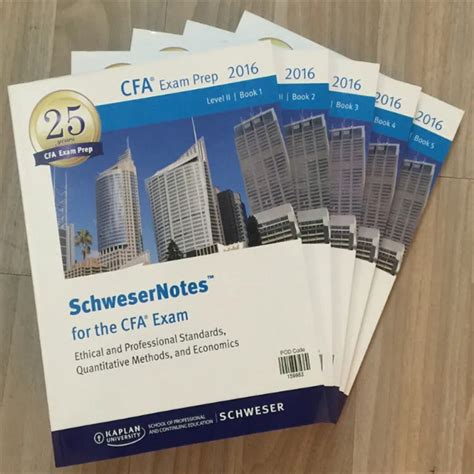 2016 Original Rights CFA Level 2 Schweser Study Notes + 2016 CFA Schweser Formula Quicksheet-in ...