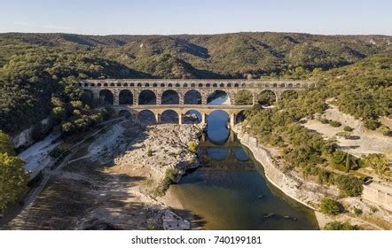 Aerial View Pont Du Gard Ancient Stock Photo 740199181 | Shutterstock