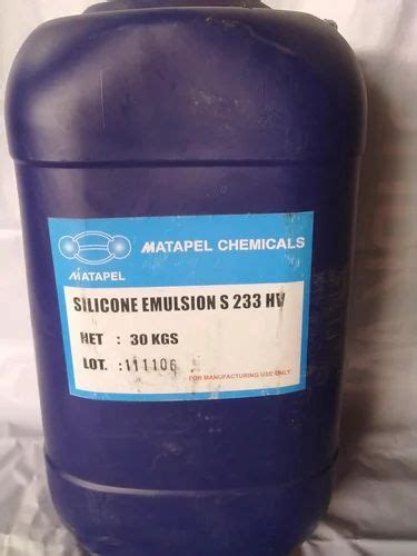 Matapel High Gloss 30 Kg Silicone Emulsion, For Chemical Industry at Rs ...