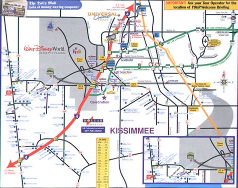 Around The World: Kissimmee Map 192 Street Florida Wal-Mart US Hwy. 192 Kisseemee