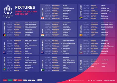 Icc Under 19 World Cup 2024 Schedule - Image to u