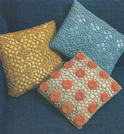 Cushion Covers Crochet Pattern PDF Home Accessories, Scatter Cushion ...