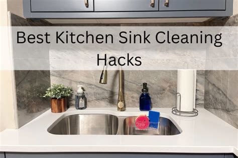 5 Best Kitchen Sink Cleaning Hacks That I Swear By - Life With Kymber