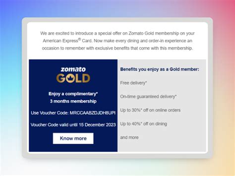 Get 1 Year Zomato Gold Membership Free With American Express Cards ...