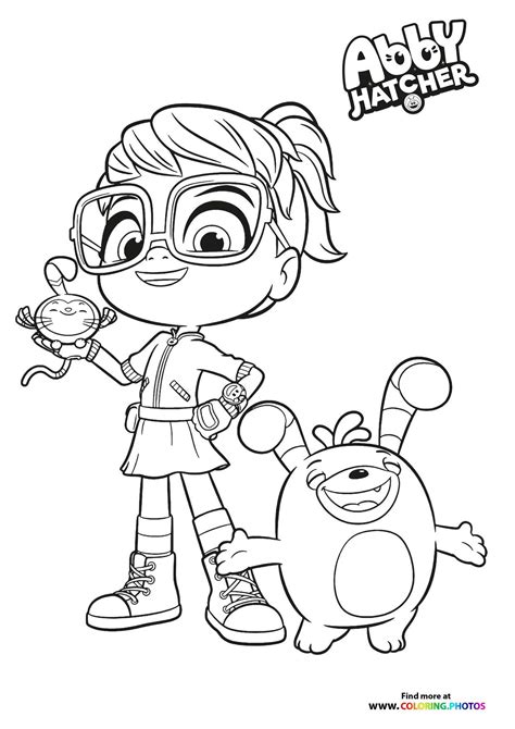 Abby Hatcher and Bozzly - Coloring Pages for kids Elmo Coloring Pages, Paw Patrol Coloring Pages ...