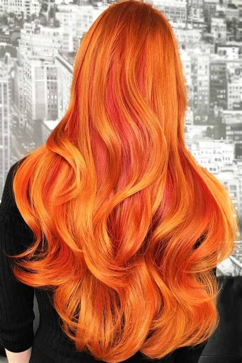 Discover The Captivating Orange Hair Rainbow: From Sweet Pumpkin To Burning Fiery Shades | Hair ...