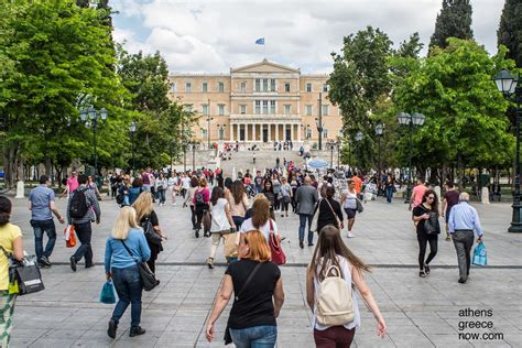 Syntagma Square in Athens Greece