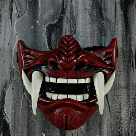 asky Máscara japonesa Hannya Demon Oni Samurai NOH Kabuki Prajna Diablo ...