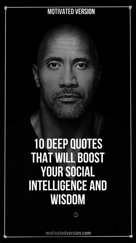 10 Deep Quotes that will Boost your Social Intelligence and Wisdom Focus Quotes, Positive ...