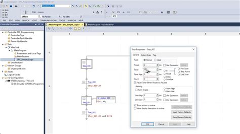 Sequential Function Chart Programming Tutorial - YouTube