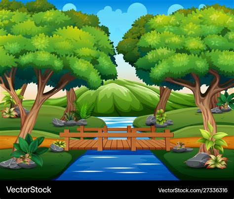 Cartoon Broken Bridge Clipart - Land to FPR