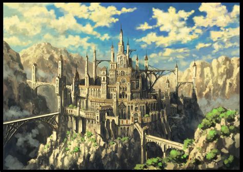 Just for fun! | Fantasy landscape, Fantasy castle, Fantasy city