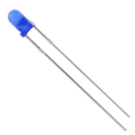 5mm Diffused Standard Blue 3.3v LED Resistor Required | Railwayscenics