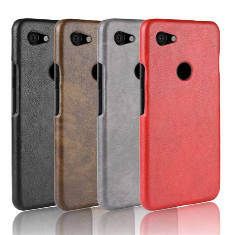 For Google Pixel 3a XL ShockProof luxury PU Leather Hard Back Cover ...