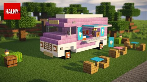 How to build Ice Cream Truck in Minecraft - YouTube